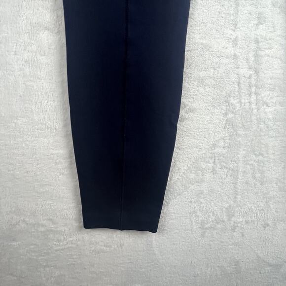 J. Crew Navy Blue Pixie Leggings Pants Women Size 8 Back Zipper Back Seam 31090 - Picture 7 of 15